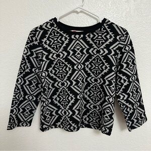 NWOT Womens Black Long Sleeve Top